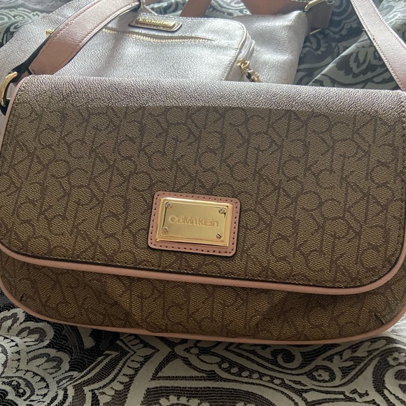 Calvin Klein Womens Bags Leather Calvin Klein Single Strap Women's